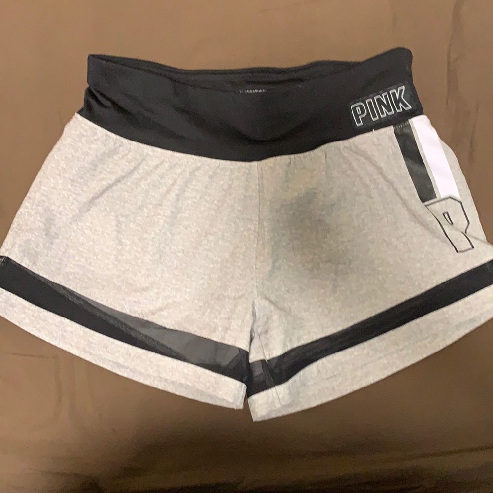 XS GREY AND BLACK SHORTS